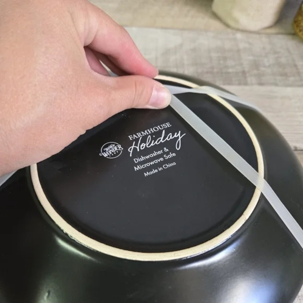 WINTER WONDERLANE | Farmhouse Truck Salad Plates Set of 4 - Picture 4 of 5